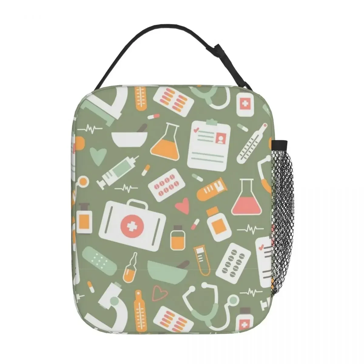 Food Storage Zipper Bags - Tas Makan Siang Terinsulasi Motif Perawat