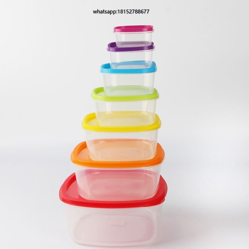 Food Storage Is - Rainbow 7pcs Wadah Makanan Plastik Wadah