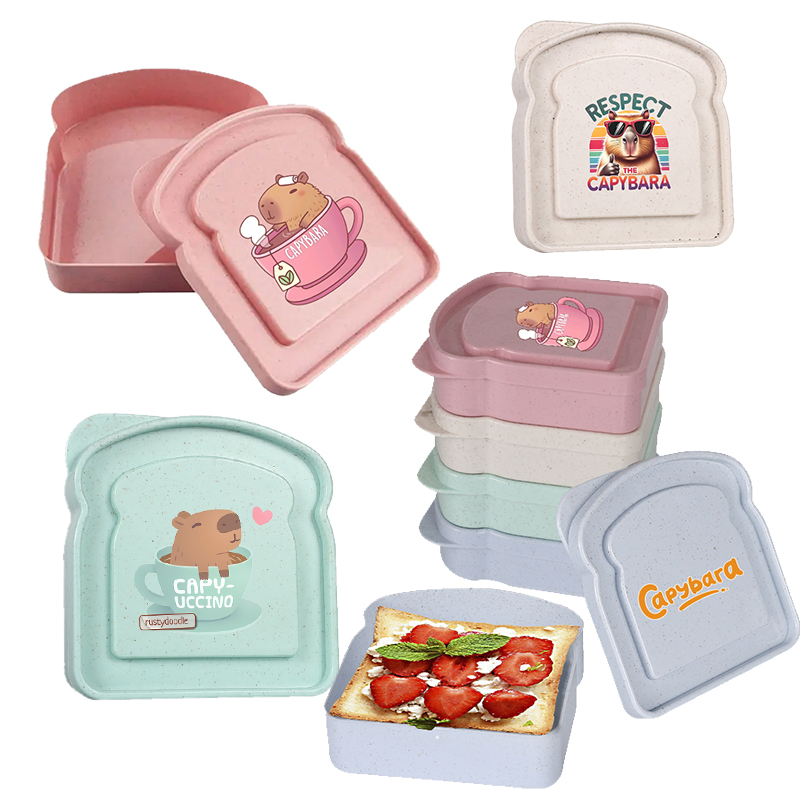 Food Storage Order - Kotak Penyimpanan Makanan Sandwich Capybara, Wadah