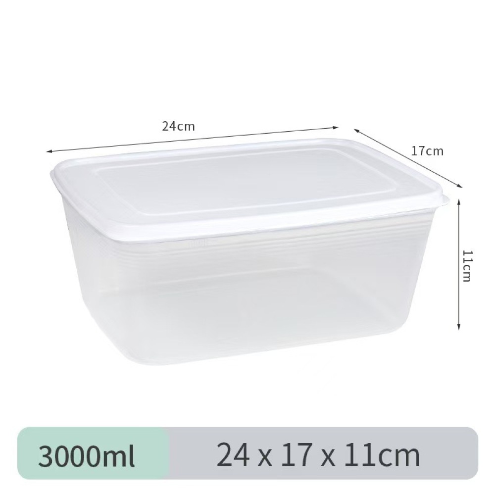 Food Storage Bins - Wadah Makanan Kulkas yang Dapat Ditumpuk,