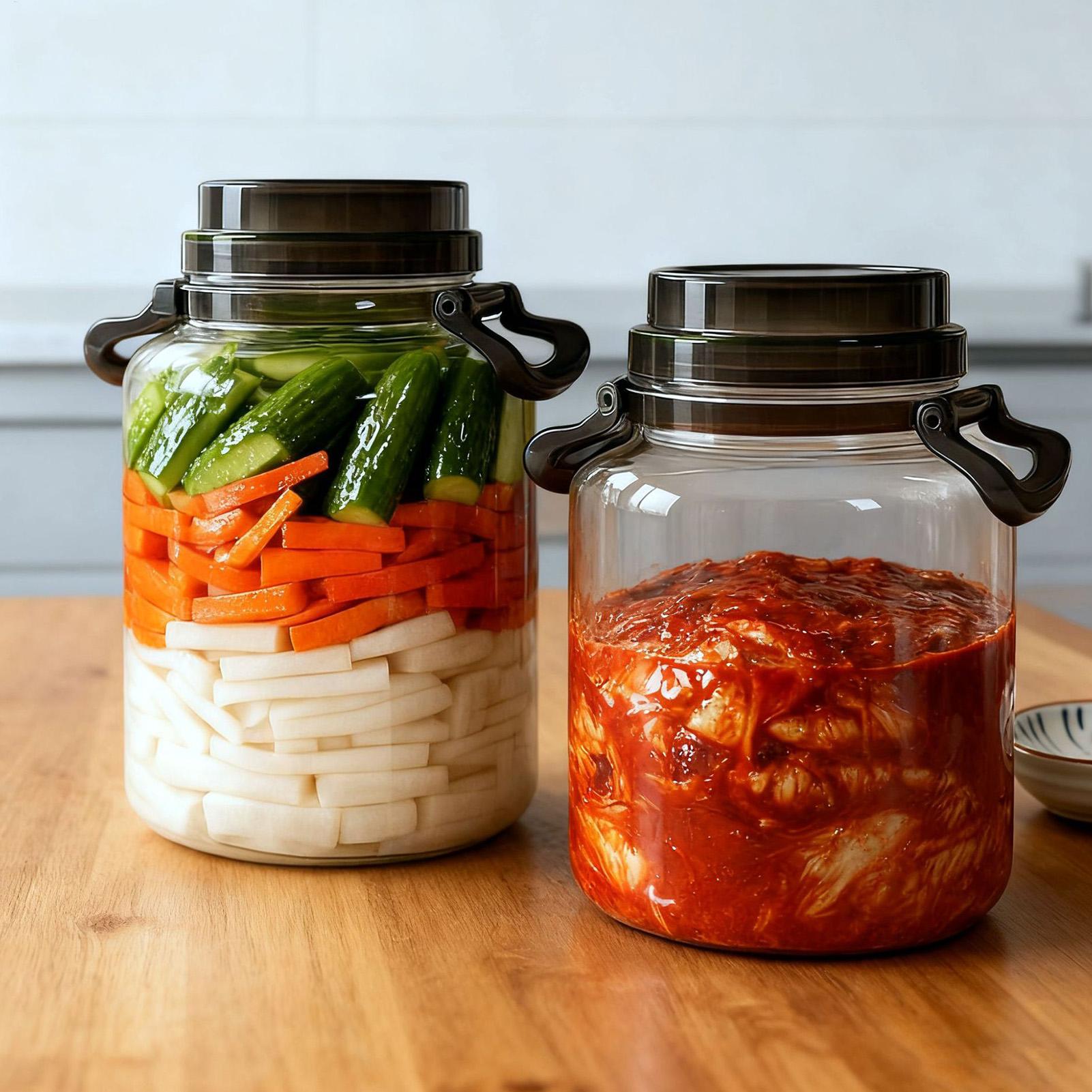 Food Storage Lidl - Stoples Asinan Bulat 5L Dengan Tutup