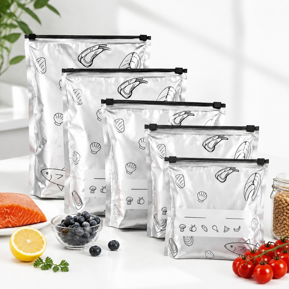 Food Storage Zipper Bags - 35 Buah Kantong Penyimpanan Makanan Aluminium