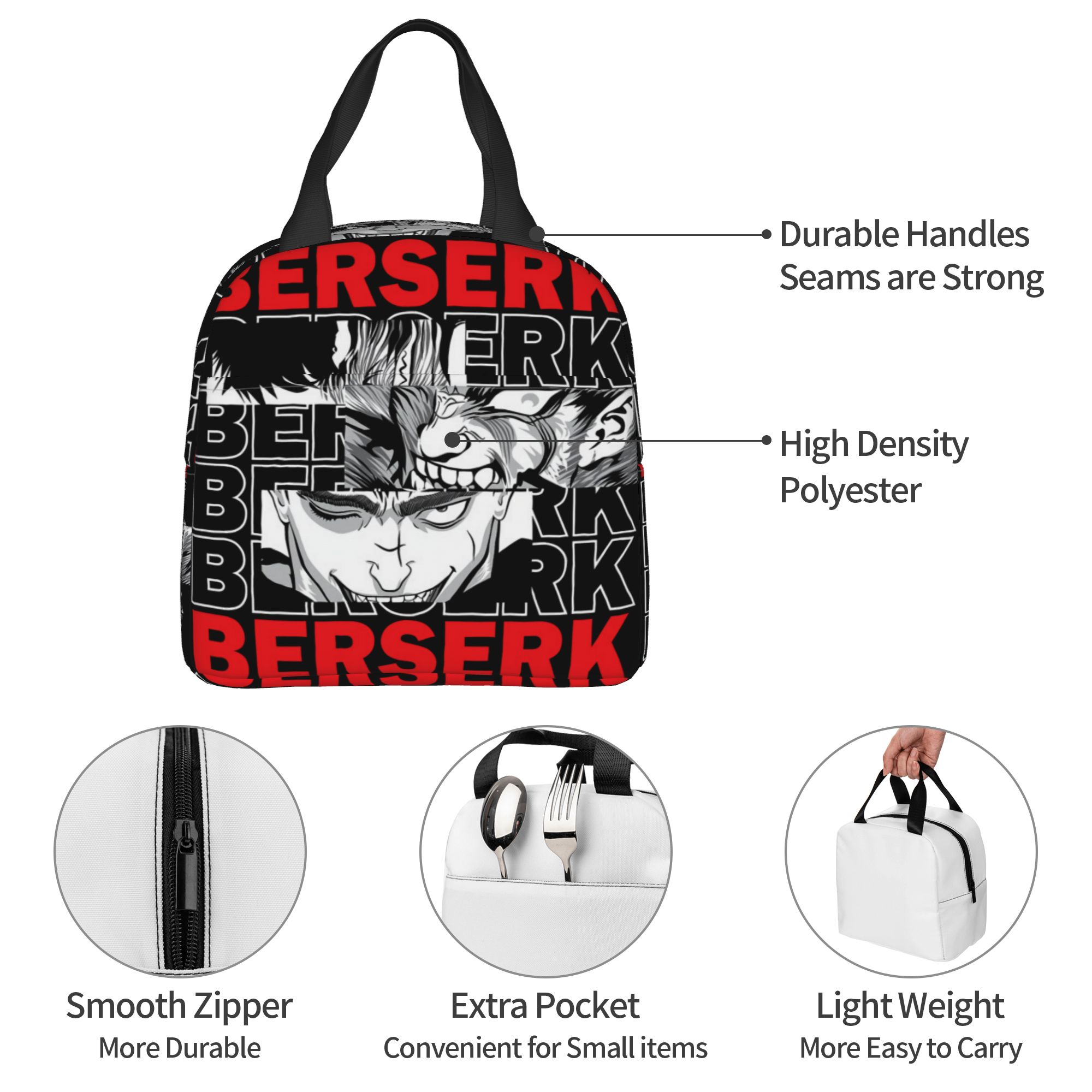 Food Storage Order - B-Berserks Tas Makan Siang Terisolasi Termal