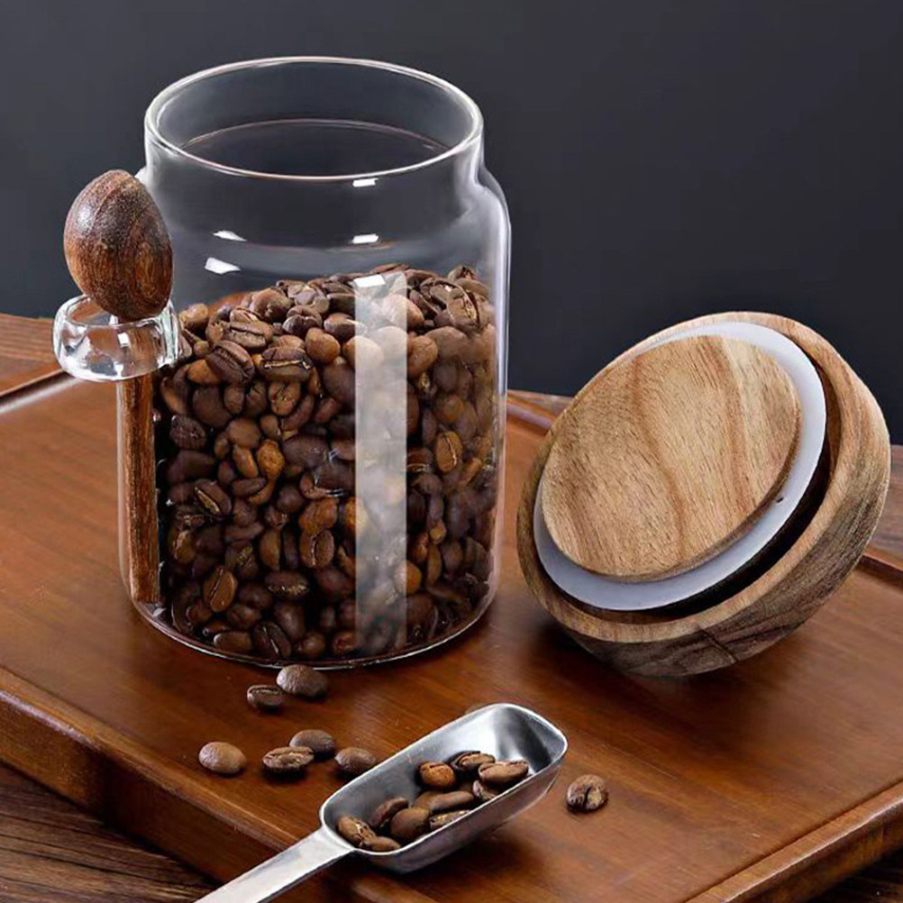 Food Storage With Lids - Stoples Penyimpanan Makanan Kaca Transparan dengan