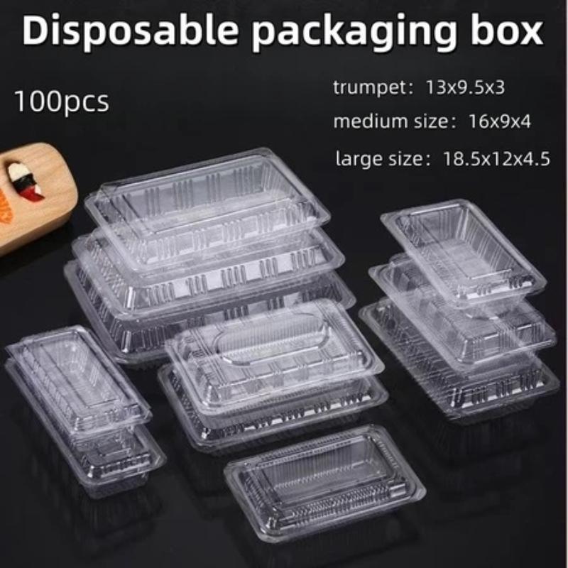 Food Storage Safety - 100 Buah Kotak Kemasan Sekali Pakai
