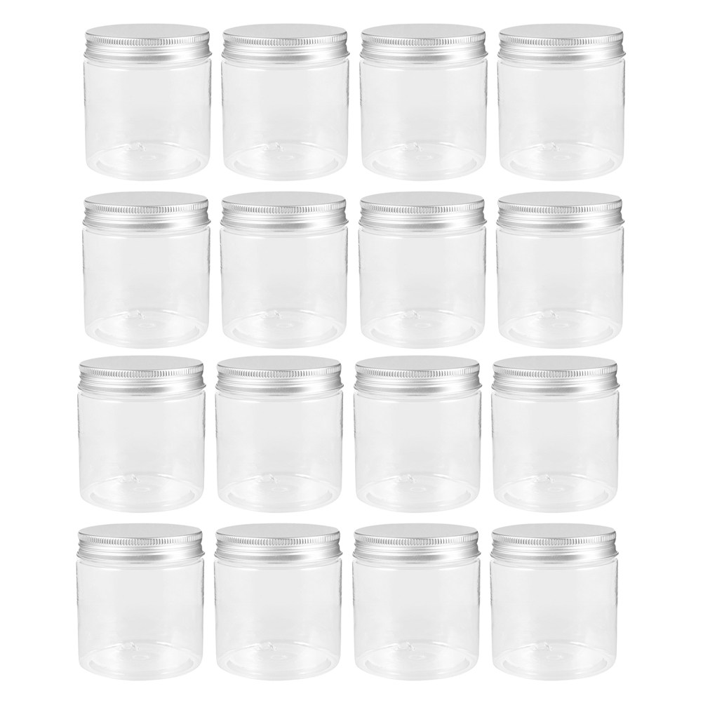 Food Storage With Lids - 20 buah wadah kaca bening untuk