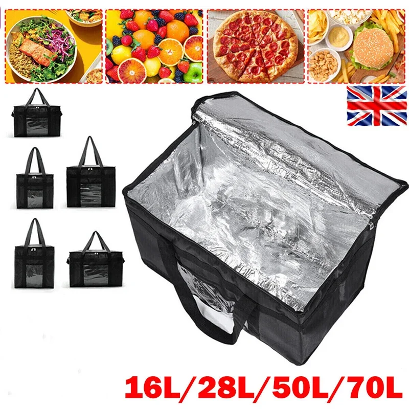 Food Storage Zipper Bags - 16L-70L tas Tote termal terisolasi penyimpanan