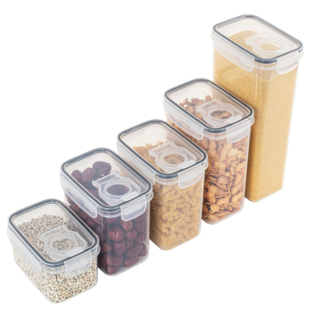 Food Storage Organization - Kotak penyimpan makanan plastik tertutup, toples