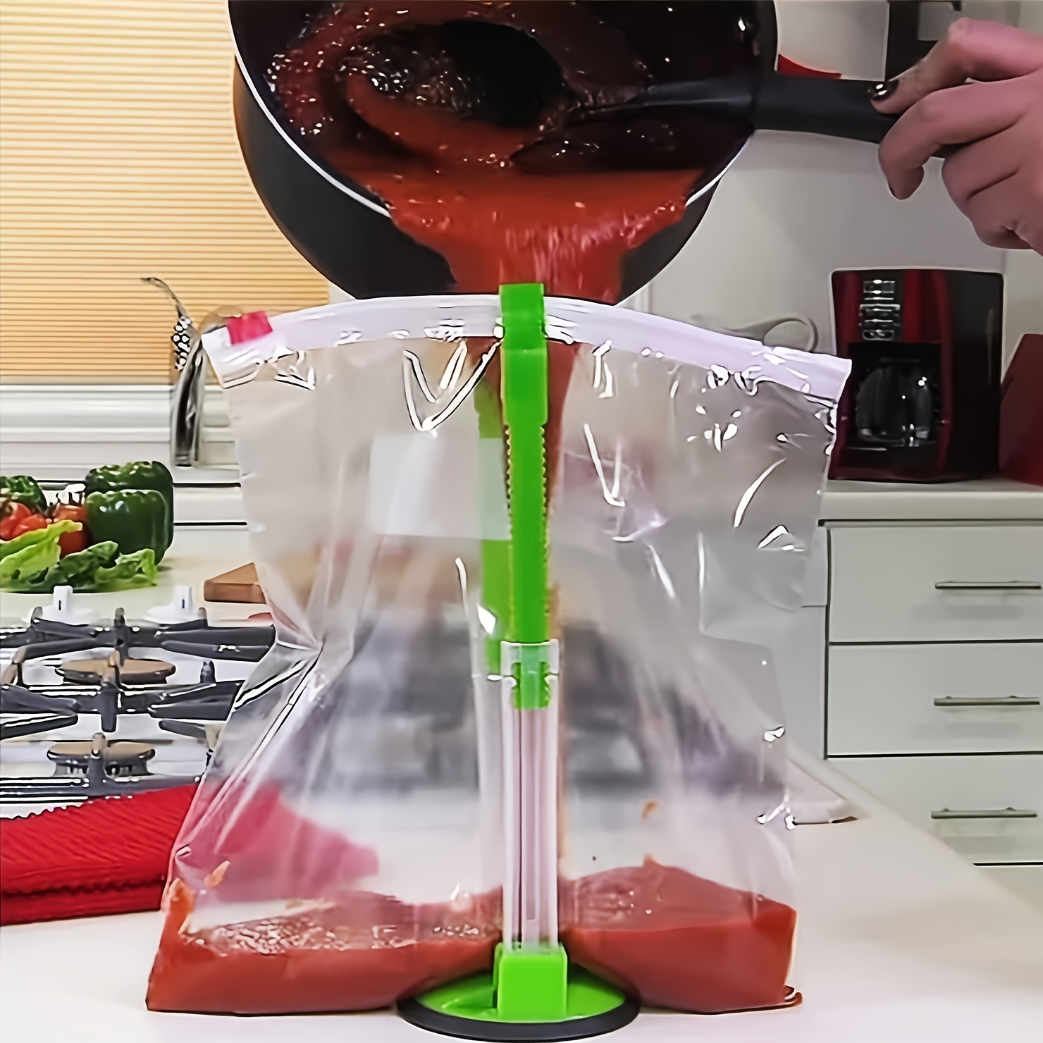 Penyangga Kantong Plastik deng - Food Storage Zipper Bags ulasan dan harga