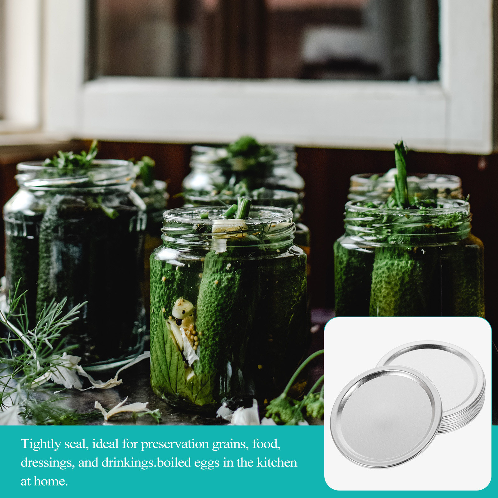 20 Buah Tutup Toples Logam, Ke - Food Storage With Lids ulasan dan harga