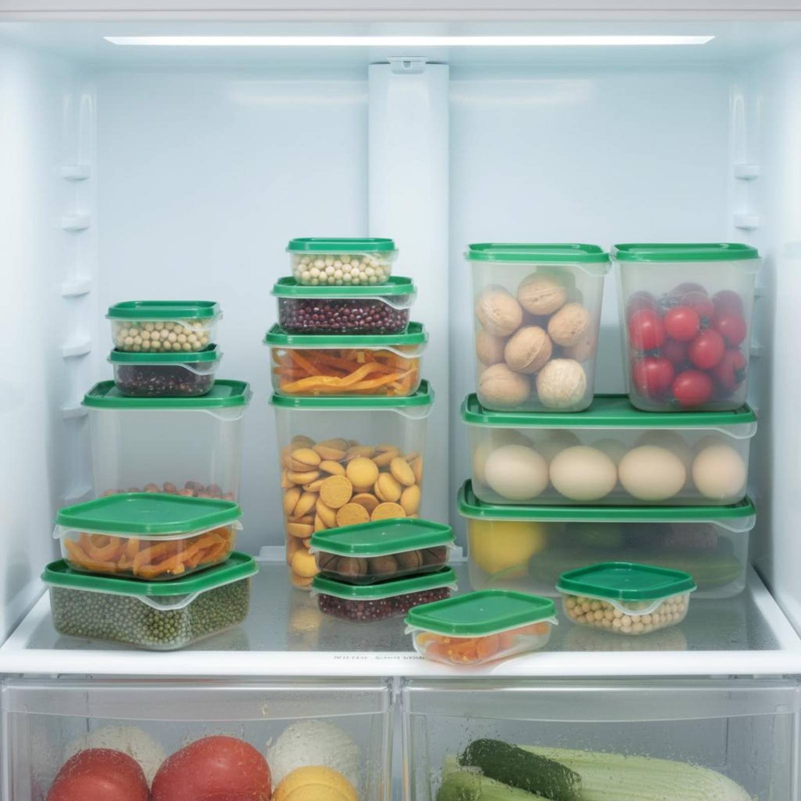 17 Buah Set Kotak Penyimpanan  - Food Storage With Lids ulasan dan harga