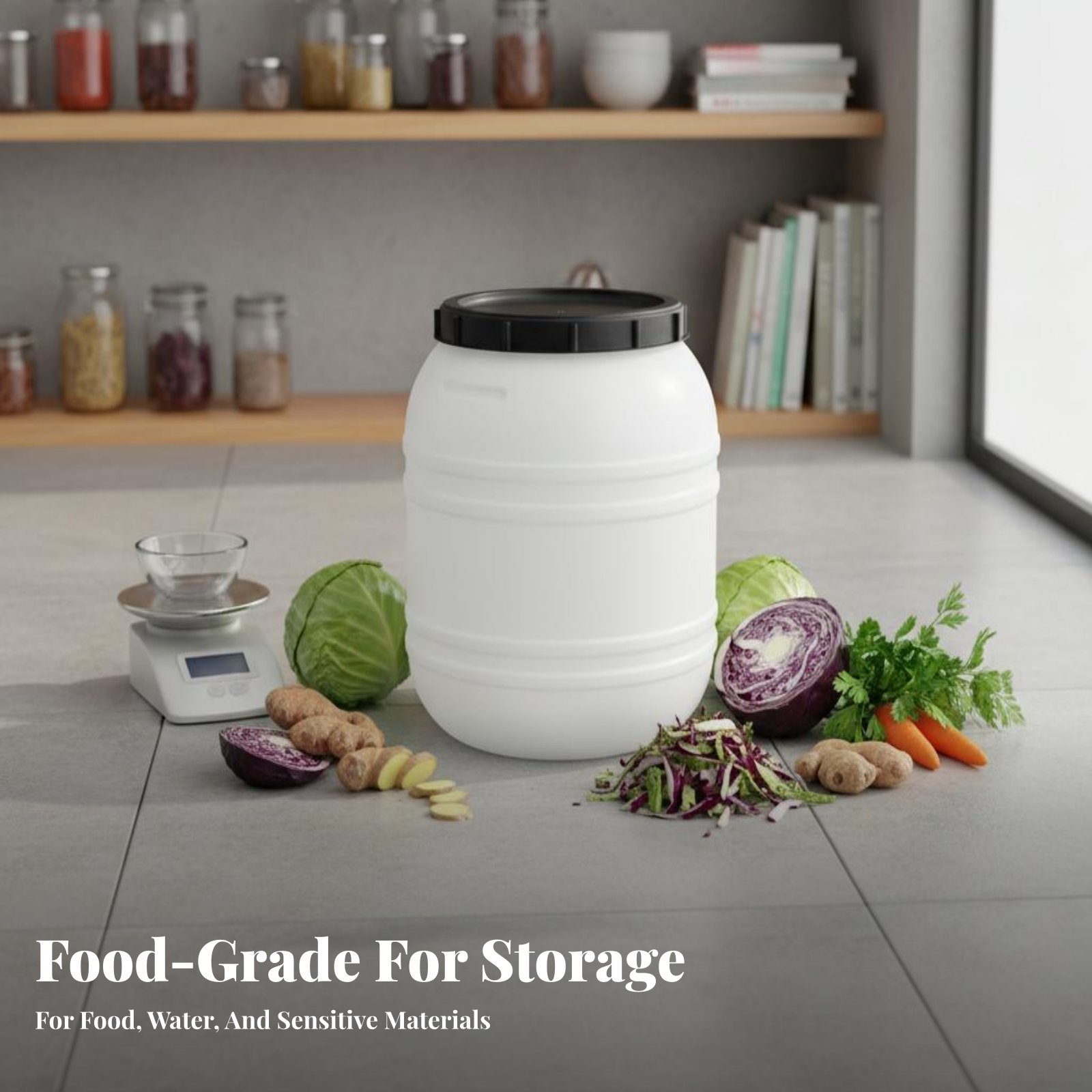 Tutup Kedap Udara untuk Tong P - Food Storage Is ulasan dan harga