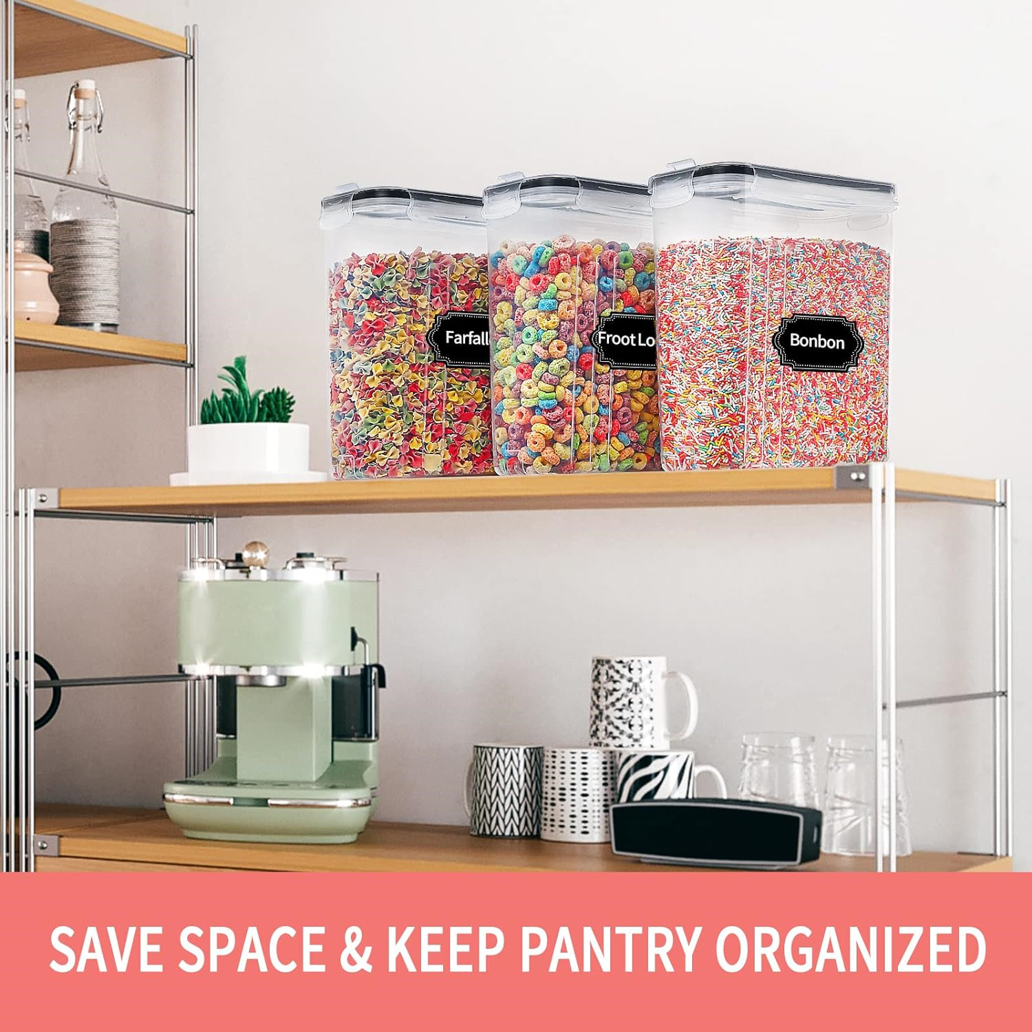 Wadah Penyimpanan Sereal 2,5L  - Food Storage Organization ulasan dan harga