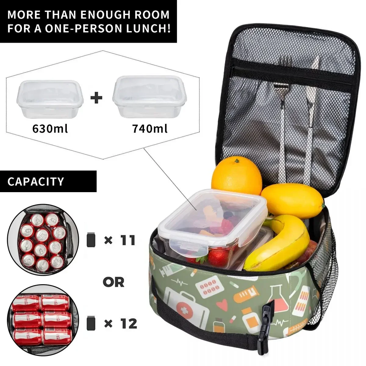 Tas Makan Siang Terinsulasi Mo - Food Storage Zipper Bags ulasan dan harga
