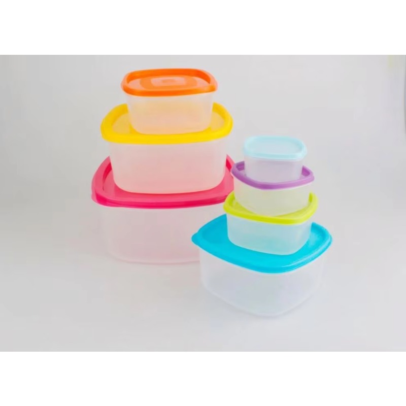 Rainbow 7pcs Wadah Makanan Pla - Food Storage Is ulasan dan harga