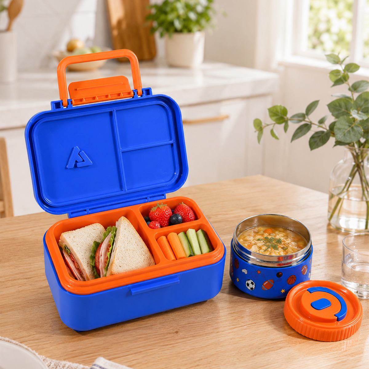 Kotak Makan Siang Bento dengan - Food Storage Vault ulasan dan harga