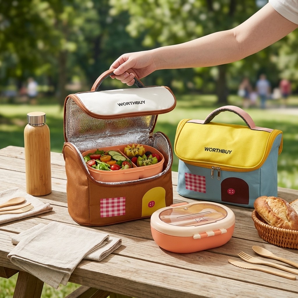 Tas Makan Siang Termal Oxford  - Food Storage Zipper Bags ulasan dan harga