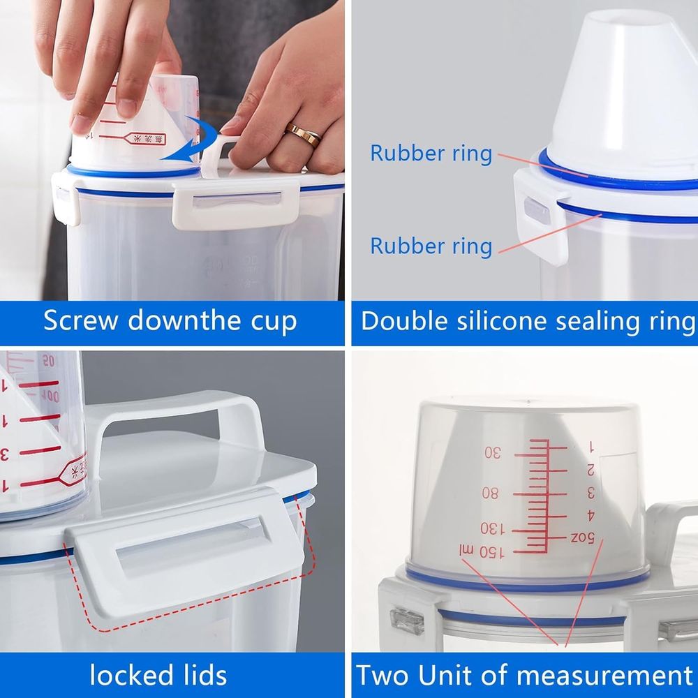 Set Wadah Penyimpanan Makanan  - Food Storage Bins ulasan dan harga