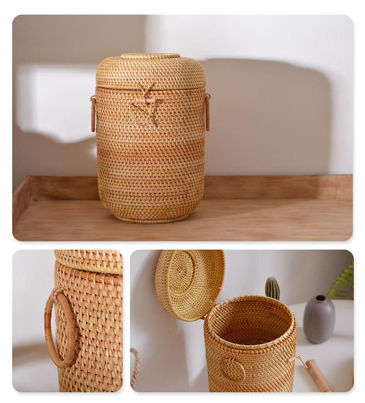 Kotak penyimpan teh rotan buat - Food Storage Organization ulasan dan harga