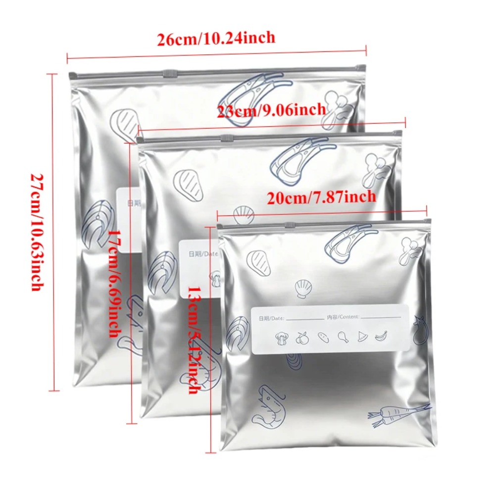 35 Buah Kantong Penyimpanan Ma - Food Storage Zipper Bags ulasan dan harga
