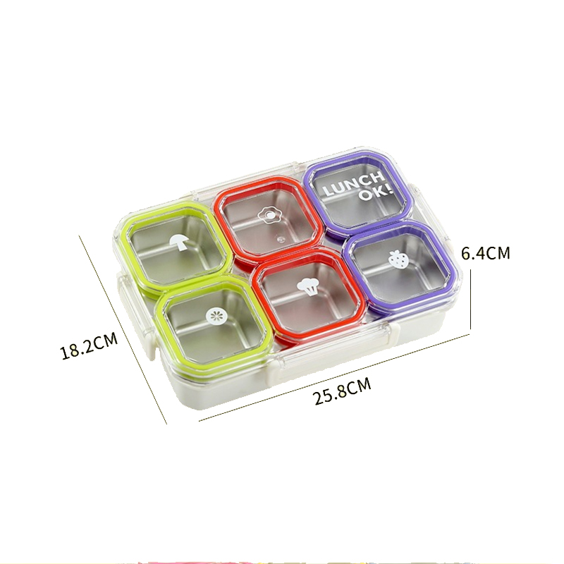 Kotak Makan Stainless Steel 6  - Food Storage Vault ulasan dan harga