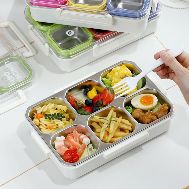 Kotak Makan Stainless Steel 6  - Food Storage Vault ulasan dan harga