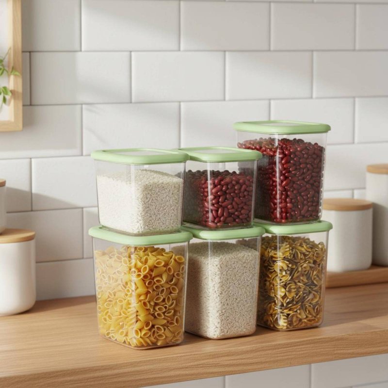 Set Wadah Penyimpanan Makanan  - Food Storage Organization ulasan dan harga