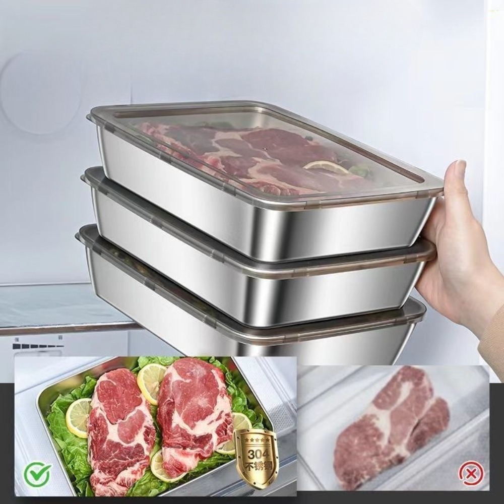 Nampan Sajian Stainless Steel  - Food Storage Order ulasan dan harga