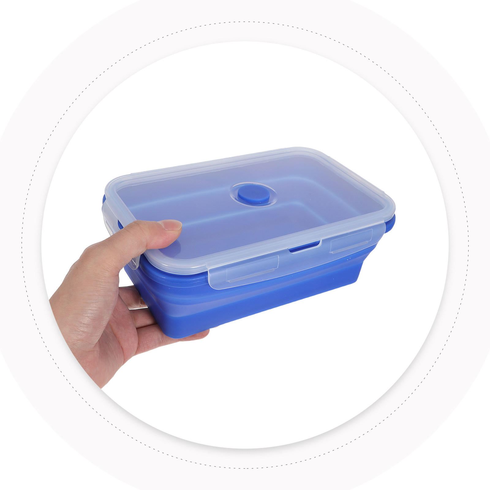 4 Buah Kotak Makan Silikon yan - Food Storage Lunch Box ulasan dan harga