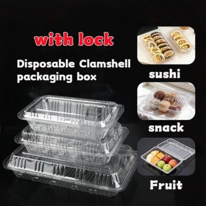 100 Buah Kotak Kemasan Sekali  - Food Storage Safety ulasan dan harga