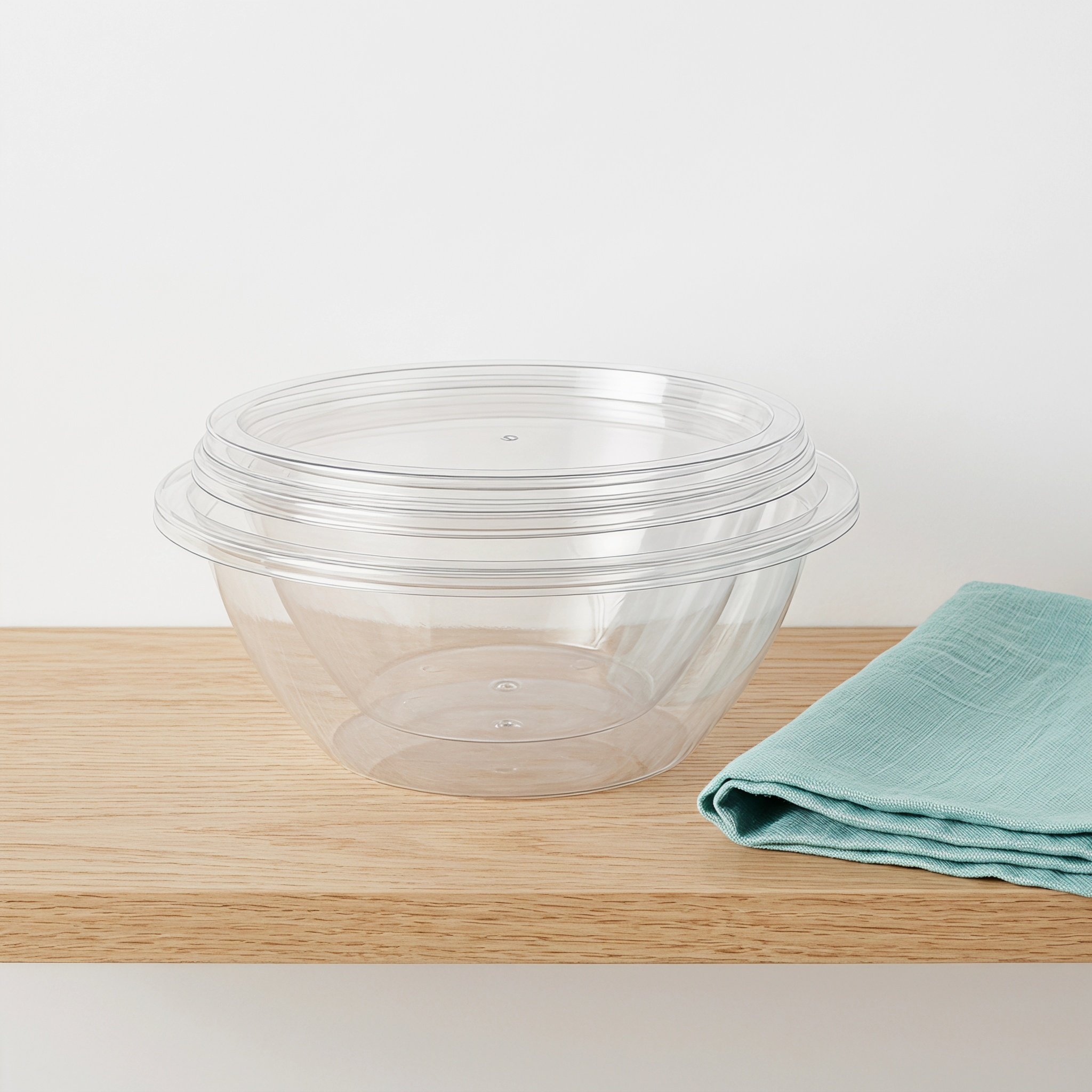 Mangkuk Plastik Transparan den - Food Storage With Lids ulasan dan harga
