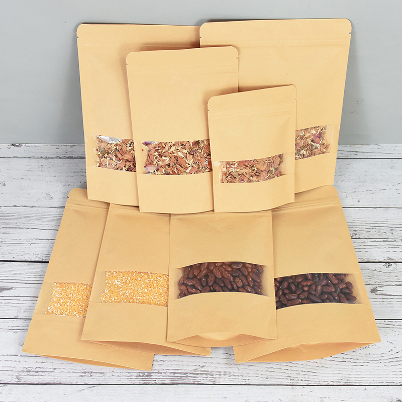 20/50 buah kertas Kraft kantun - Food Storage Zipper Bags ulasan dan harga