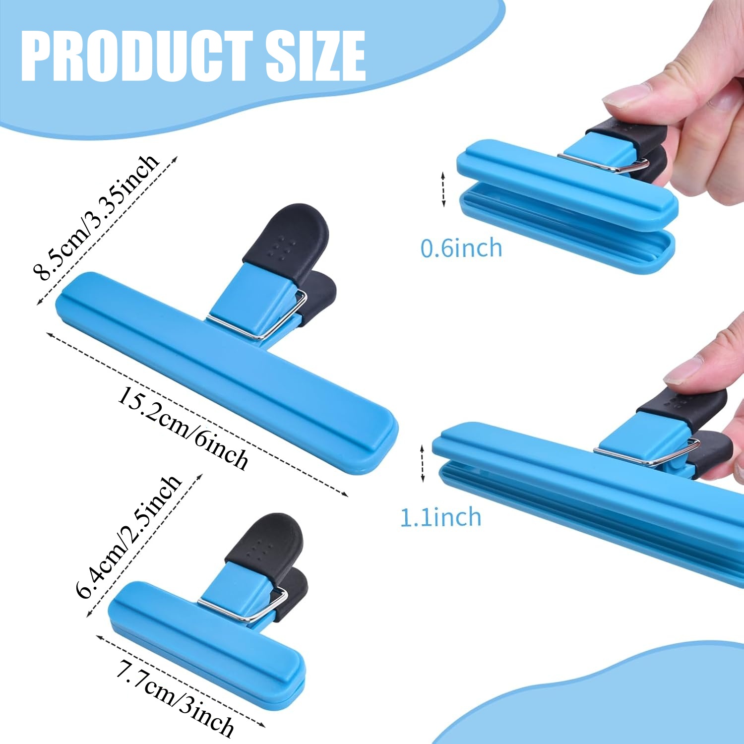 3-12 Buah Klip Penyegel Serbag - Food Storage Organization ulasan dan harga