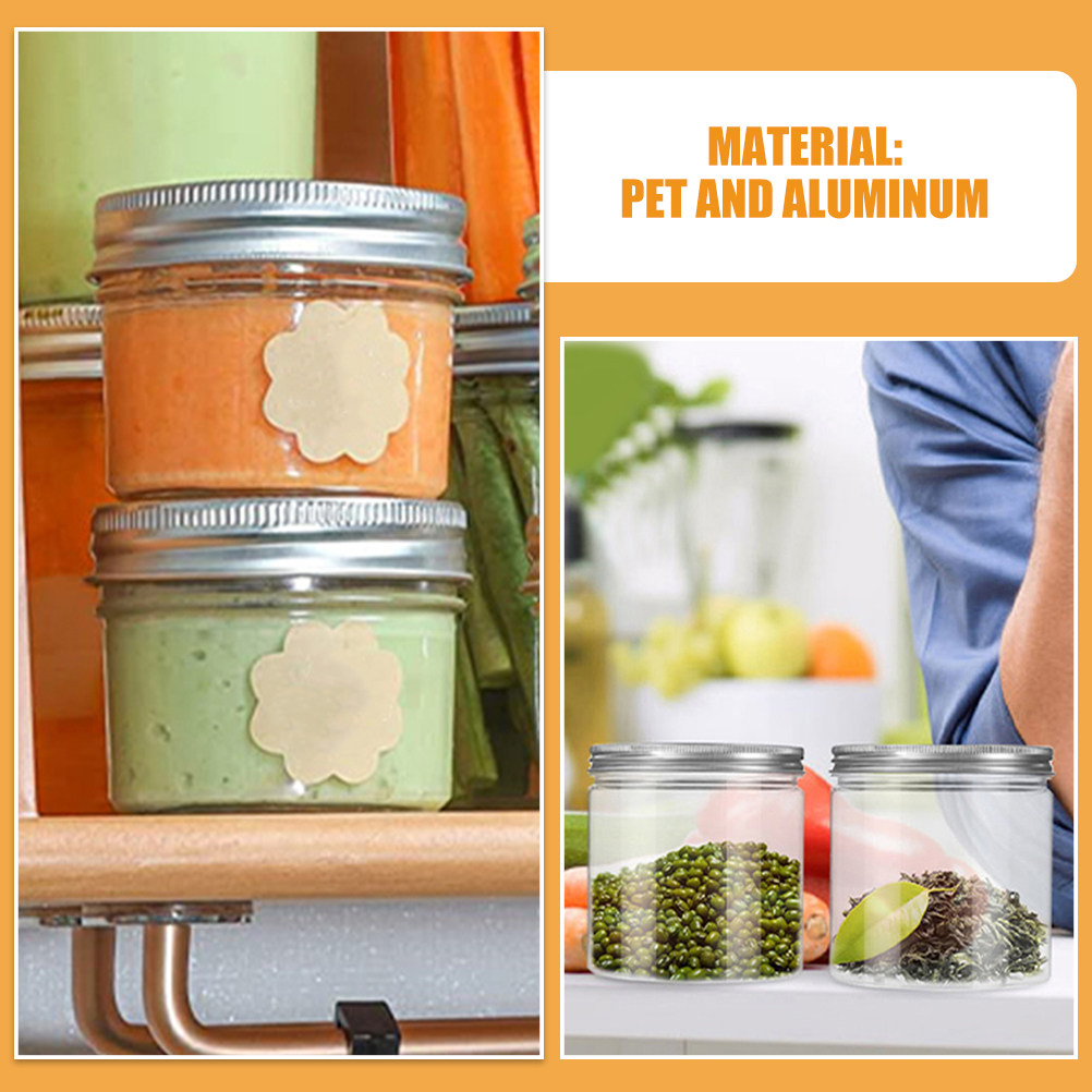 20 buah wadah kaca bening untu - Food Storage With Lids ulasan dan harga