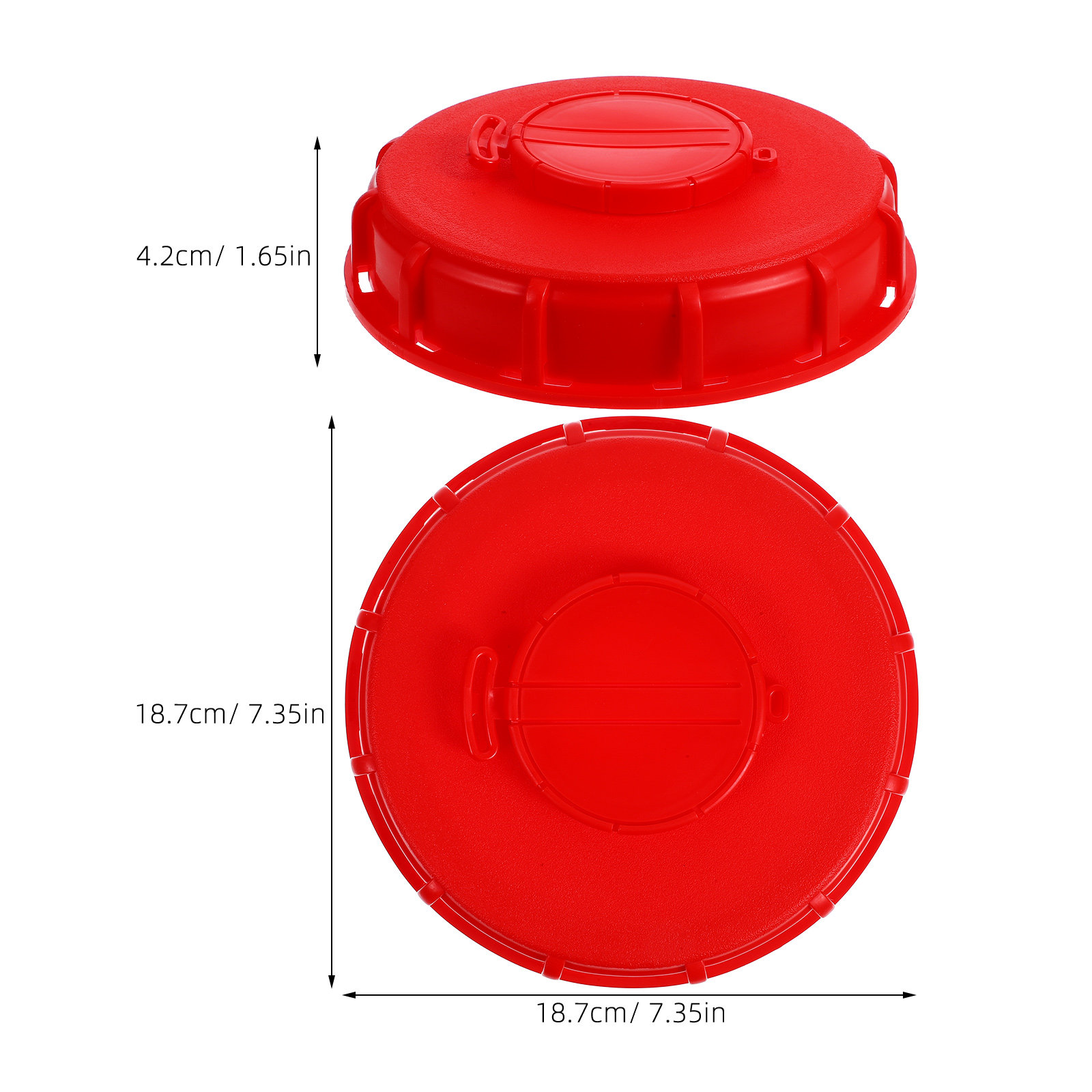 Tutup IBC Tote Merah 16.2cm AB - Food Storage With Lids ulasan dan harga