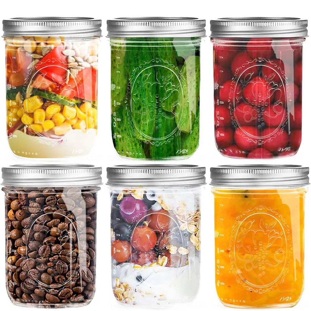 Stoples Mason Mulut Lebar 16oz - Food Storage With Lids ulasan dan harga