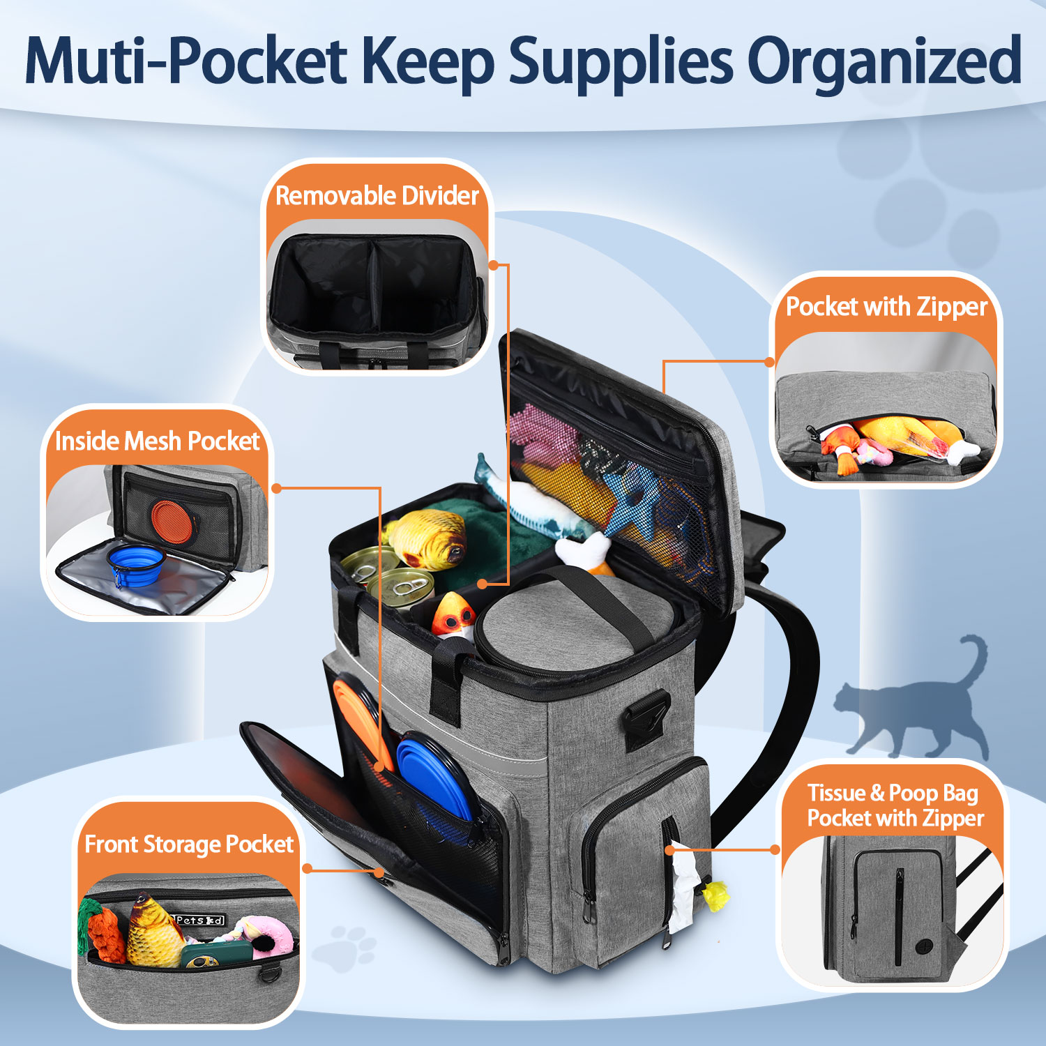 Petskd tas organiser anjing lu - Food Storage Zipper Bags ulasan dan harga