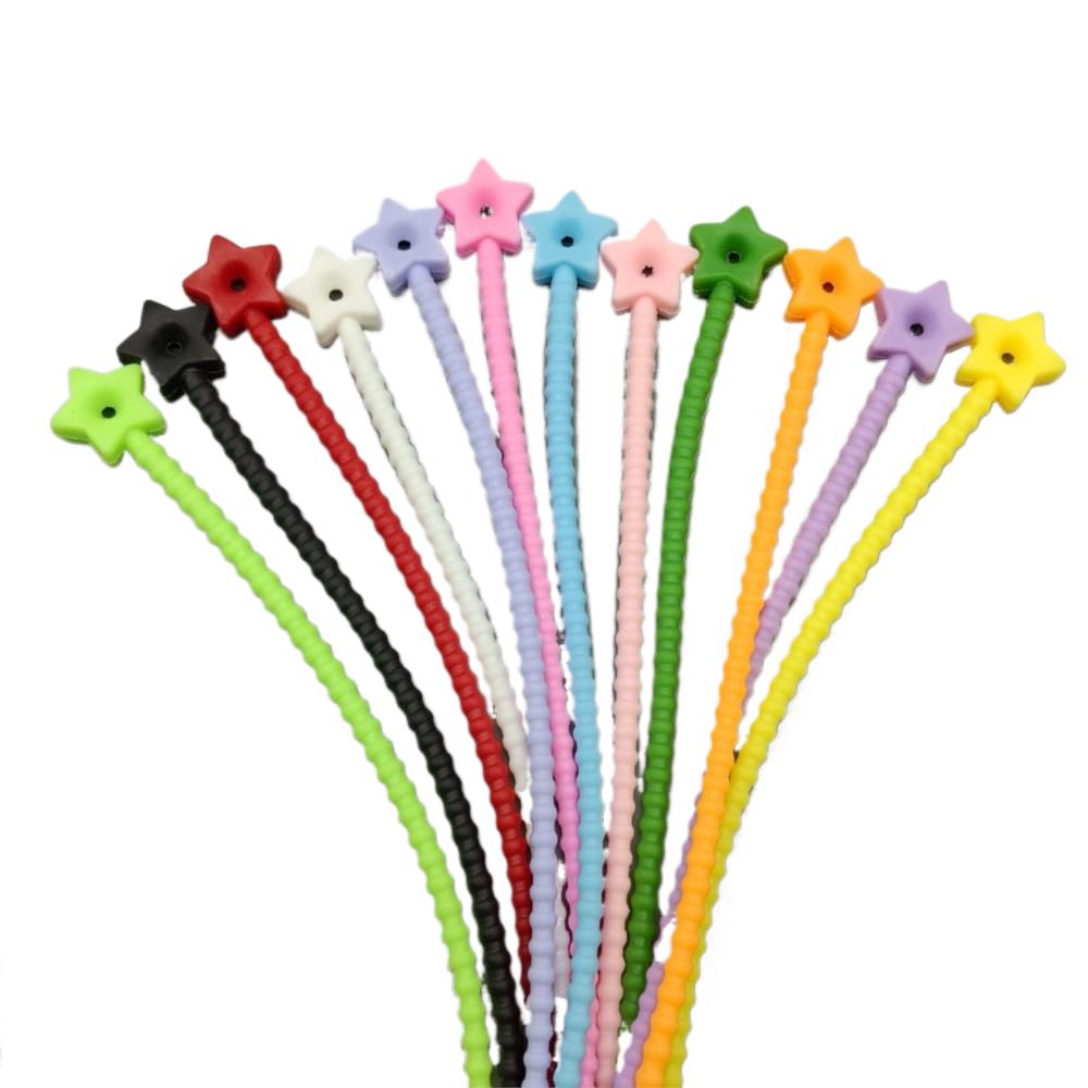 10Pcs Pengatur Kabel Silikon B - Food Storage Order ulasan dan harga